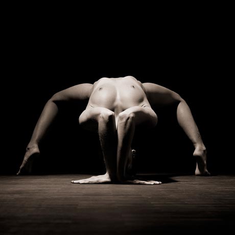 Naked dance and gymnastics
