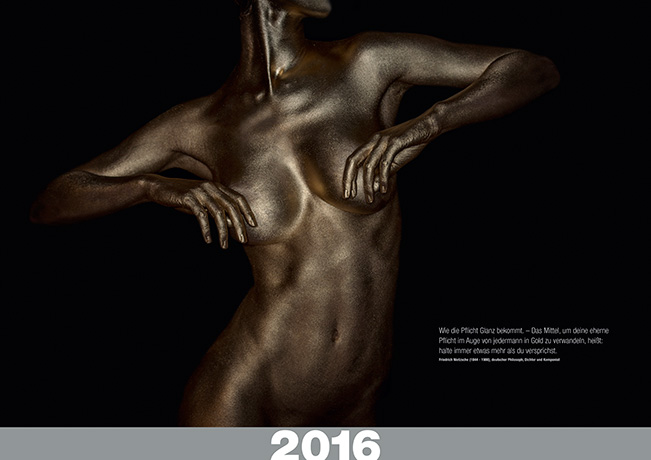 Gold Kalender 2016