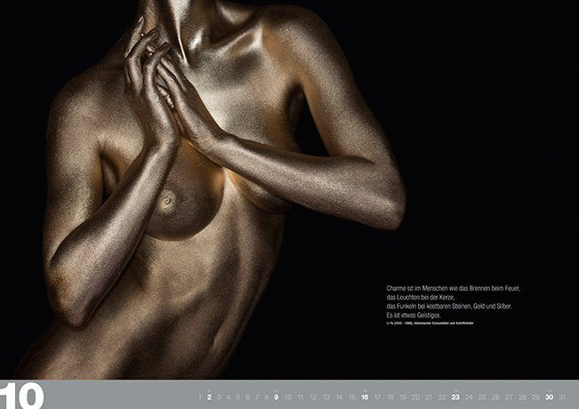 Gold Kalender 2016