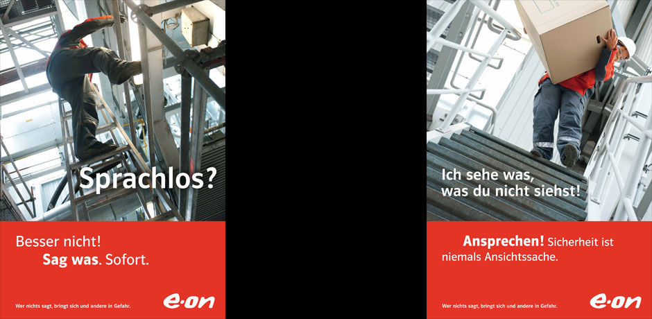 eon - Arbeite sicher.